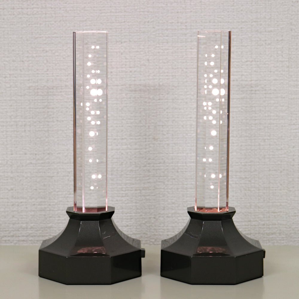 創価学会 新型 クリスタルキャンドル オーシャン 小サイズ:ご注文いただきました