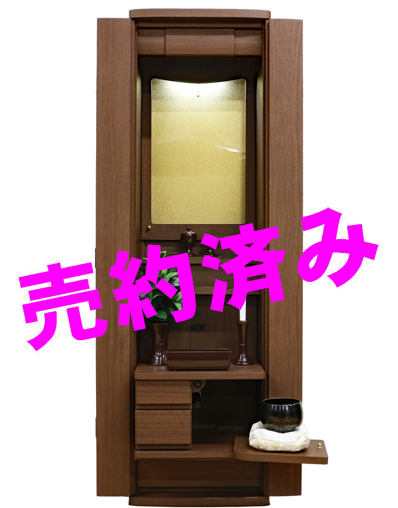 創価 家具調仏壇 「ランセル」 ウォールナット アクリル厨子 :東京から売約頂きました:創価仏壇セレクトSHOP
