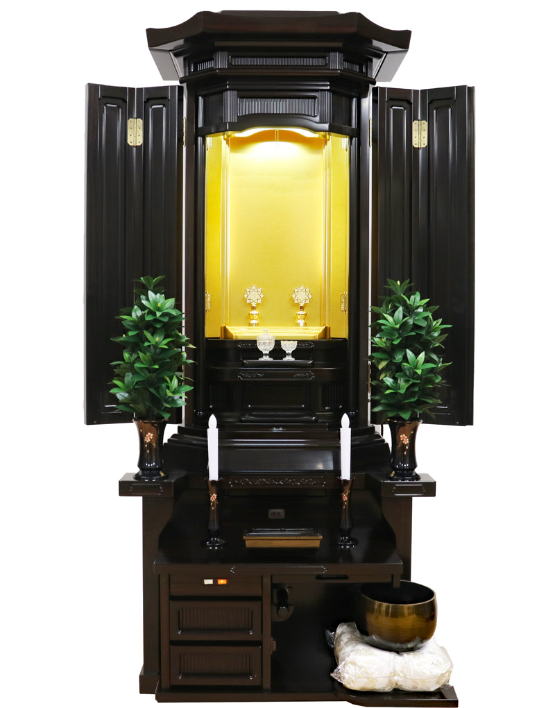 創価学会 厨子型 中古仏壇 1269 優雅 黒檀: 発売!