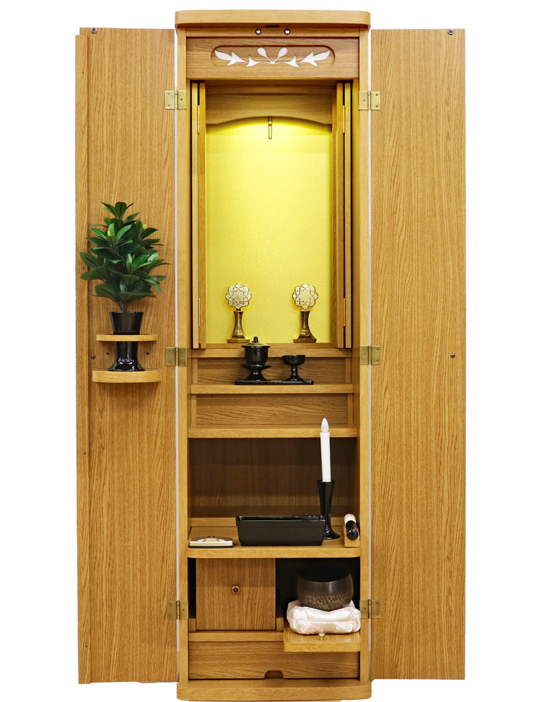 創価家具調中古仏壇 1272 ニュースマイル ライト 電動:桜梅桃李.comから発売されました