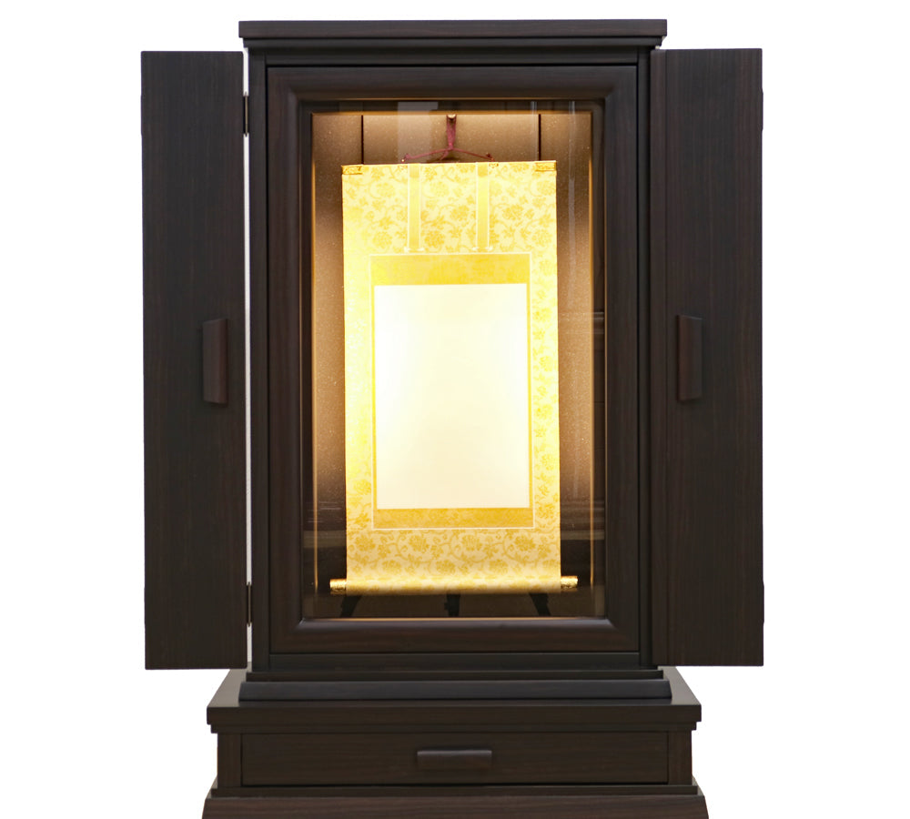 仏壇革命 虚空厨子010 黒檀 専用引き出し付:受注生産開始しました