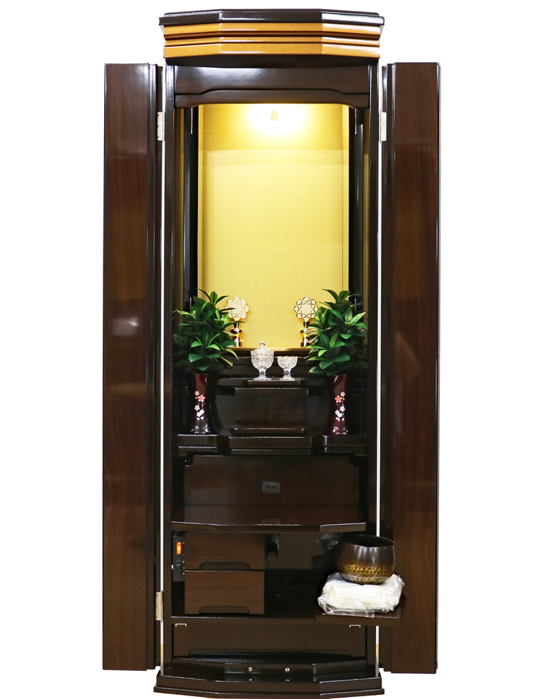 創価学会 家具調 中古仏壇 1267 輝 ウォールナット:桜梅桃李.comから発売!