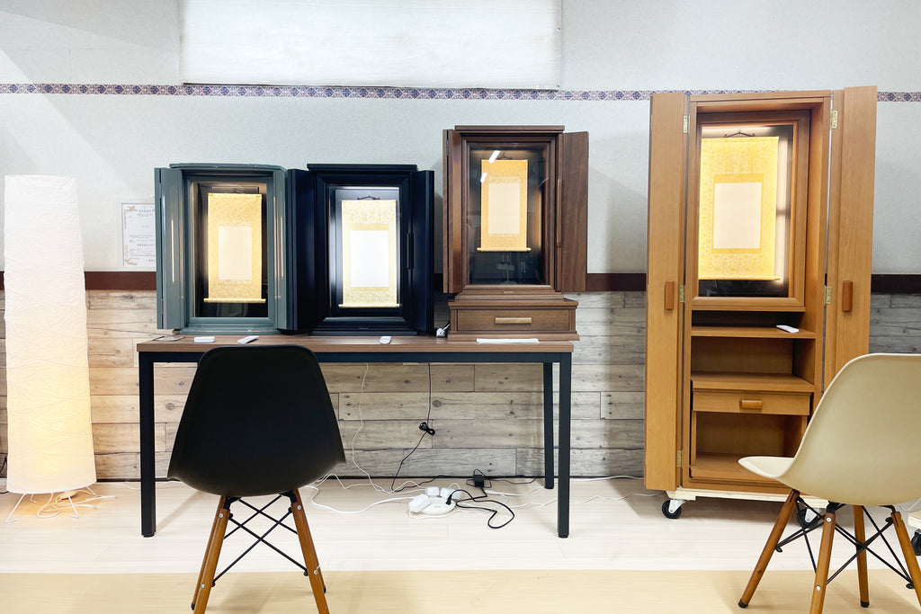 仏壇革命 虚空厨子は題目をがあがる仏壇を目的に作りました(オリジナル仏壇)