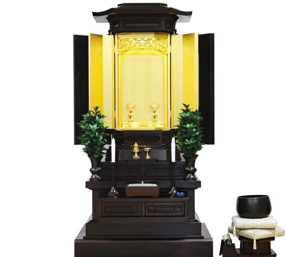 創価学会中古仏壇 B1265 25号本黒檀:発売しました!