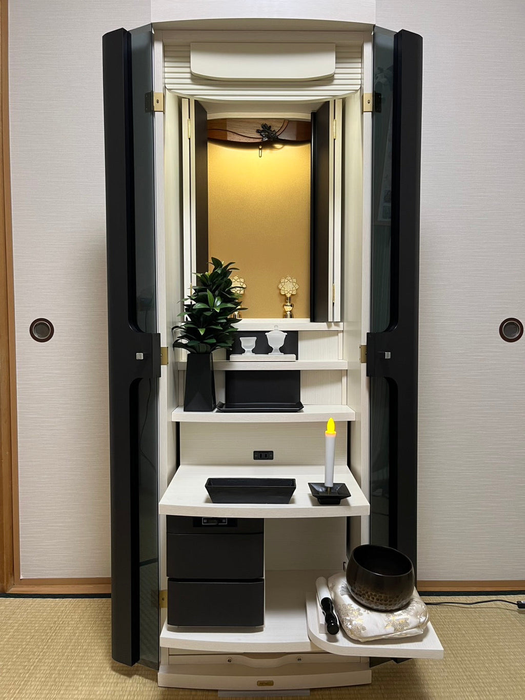 創価家具調中古仏壇 1275 アコルデ:購入のお客様からの喜びの声