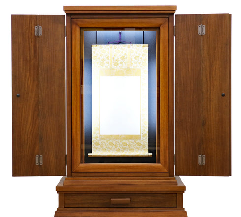 Buddhist Altar Revolution Kokuu Zushi 011 Teak with special drawer