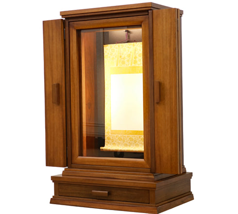 Buddhist Altar Revolution Kokuu Zushi 011 Teak with special drawer