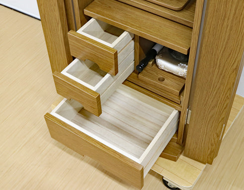 創価学会 家具調仏壇 「レスぺ」 手動厨子扉 選べる2色