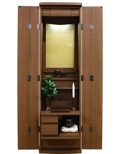 創価学会 家具調仏壇 「ランセル」 アクリル厨子 選べる2色