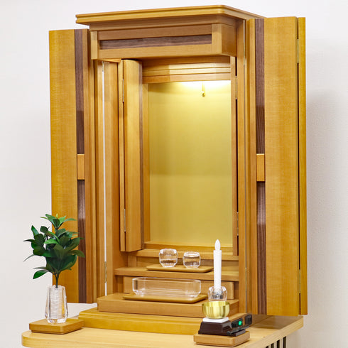 Soka Gakkai Compact Buddhist Altar "Legame Sakura" Electric Special Gohonzon available