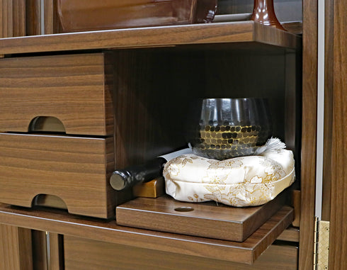 創価学会 家具調仏壇 「レスぺ」 アクリル厨子 選べる2色