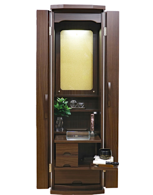 創価学会 家具調仏壇 「レスぺ」 アクリル厨子 選べる2色