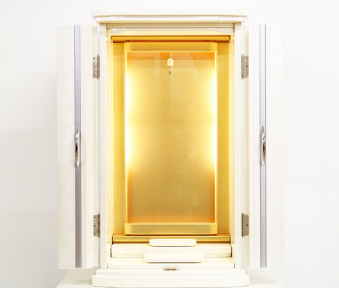 Soka Gakkai Compact Buddhist Altar "Laurel" Available in 2 colors Made in Japan Special Gohonzon available