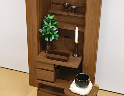 創価学会 家具調仏壇 「ランセル」 アクリル厨子 選べる2色