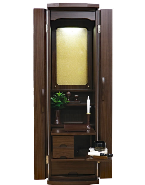 創価学会 家具調仏壇 「レスぺ」 アクリル厨子 選べる2色