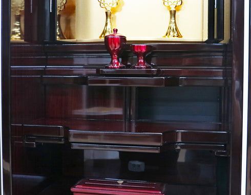 創価学会 家具調仏壇 「輝」 選べる3色 国産 特装・常住御本尊様対応