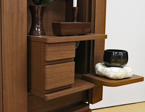 創価学会 家具調仏壇 「ランセル」 アクリル厨子 選べる2色