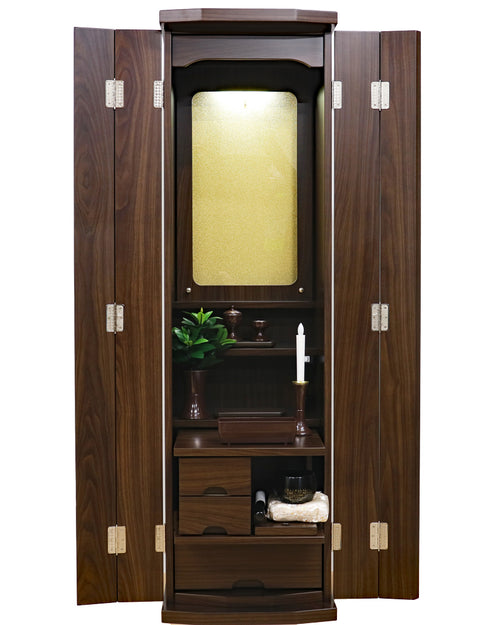 創価学会 家具調仏壇 「レスぺ」 アクリル厨子 選べる2色