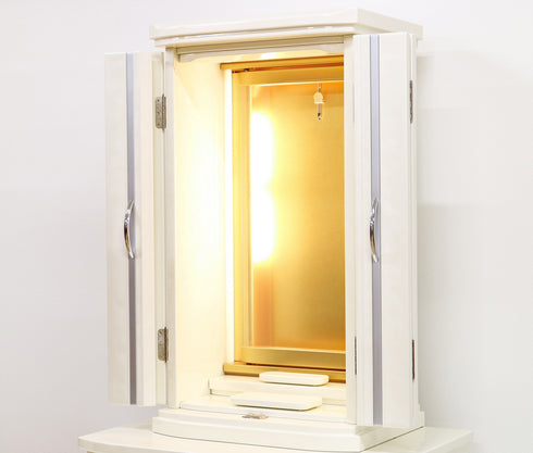 Soka Gakkai Compact Buddhist Altar "Laurel" Available in 2 colors Made in Japan Special Gohonzon available