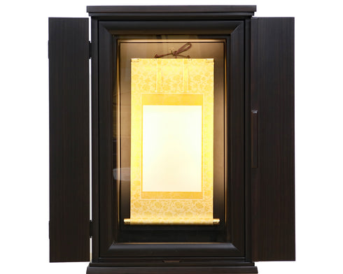 受注生産品 SGI仏壇「オリジナル虚空厨子003」 黒檀(コクタン)トクソウご本尊