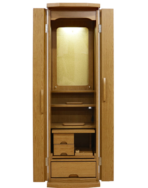 創価学会 家具調仏壇 「レスぺ」 アクリル厨子 選べる2色