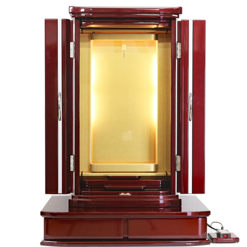 Soka Gakkai Compact Buddhist Altar "Laurel" Available in 2 colors Made in Japan Special Gohonzon available