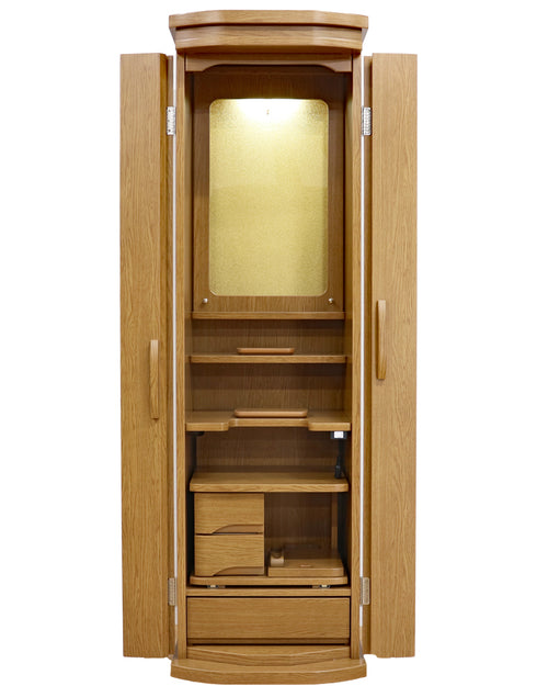 創価学会 家具調仏壇 「コレクト」 アクリル厨子 選べる2色