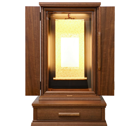 SGI Butsudan Revolution "Original Butsudan 001" Walnut Can enshrine Tokuso Gohonzon