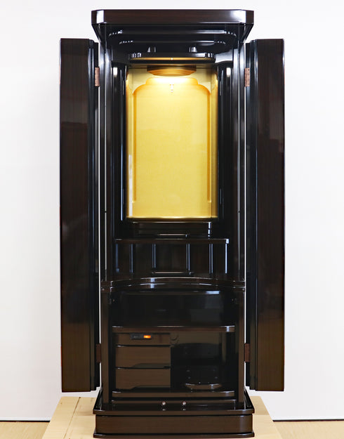 創価学会 家具調仏壇 「茜」 選べる4色 国産 レインボーゴールド厨子 常住御本尊様対応