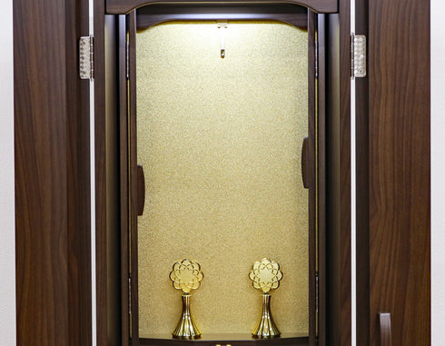 創価学会 家具調仏壇 「レスぺ」 手動厨子扉 選べる2色