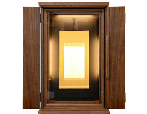 SGI Butsudan Revolution "Original Butsudan 001" Walnut Can enshrine Tokuso Gohonzon