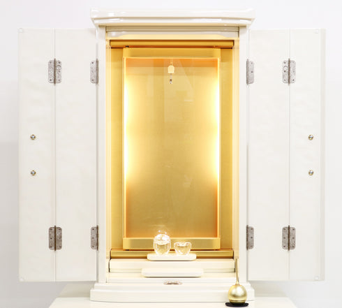 Soka Gakkai Compact Buddhist Altar "Laurel" Available in 2 colors Made in Japan Special Gohonzon available