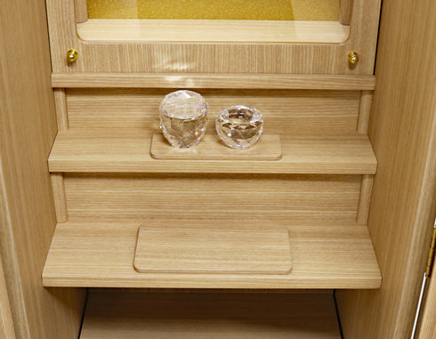 創価学会 家具調仏壇 「ランセル」 アクリル厨子 選べる2色