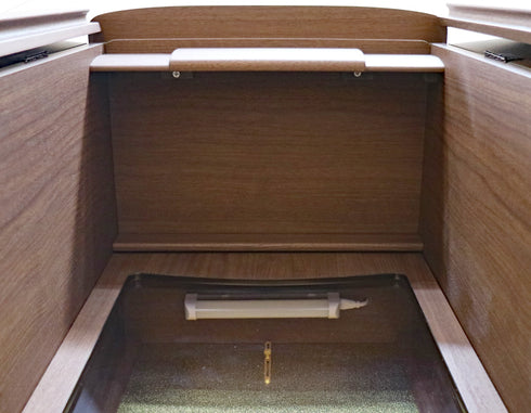 創価学会 家具調仏壇 「ランセル」 アクリル厨子 選べる2色