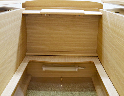 創価学会 家具調仏壇 「ランセル」 アクリル厨子 選べる2色