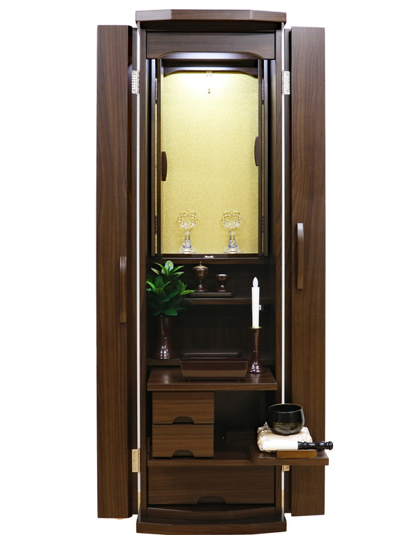 創価学会 家具調仏壇 「レスぺ」 手動厨子扉 選べる2色