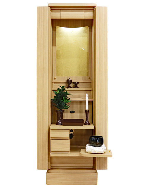 創価学会 家具調仏壇 「ランセル」 アクリル厨子 選べる2色