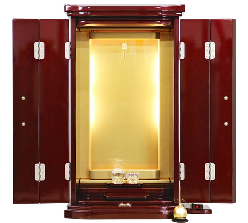Soka Gakkai Compact Buddhist Altar "Laurel" Available in 2 colors Made in Japan Special Gohonzon available