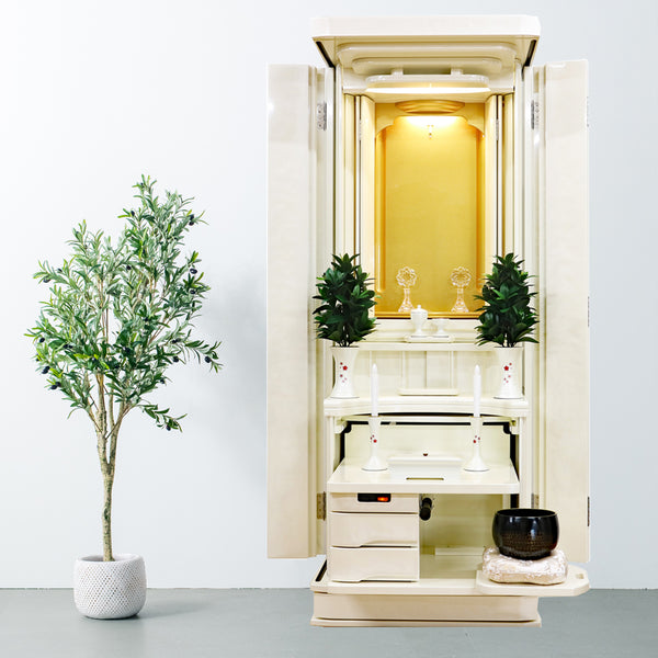 創価学会 家具調仏壇 「茜」 選べる4色 国産 レインボーゴールド厨子 常住御本尊様対応