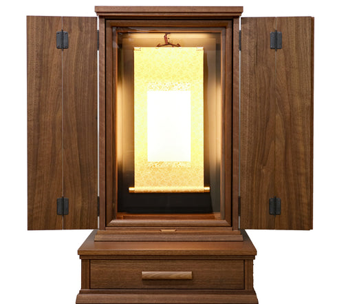 SGI Butsudan Revolution "Original Butsudan 001" Walnut Can enshrine Tokuso Gohonzon