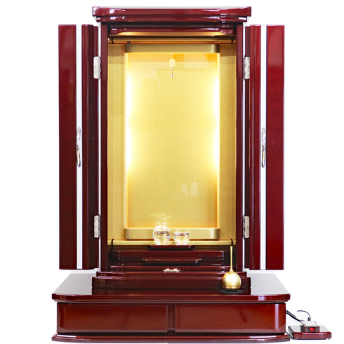 Soka Gakkai Compact Buddhist Altar "Laurel" Available in 2 colors Made in Japan Special Gohonzon available
