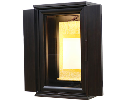 受注生産品 SGI仏壇「オリジナル虚空厨子003」 黒檀(コクタン)トクソウご本尊