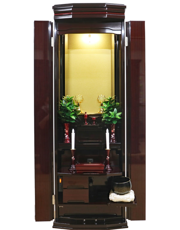 創価学会 家具調仏壇 「輝」 選べる3色 国産 特装・常住御本尊様対応