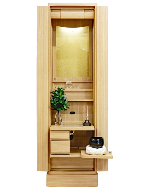 創価学会 家具調仏壇 「ランセル」 アクリル厨子 選べる2色