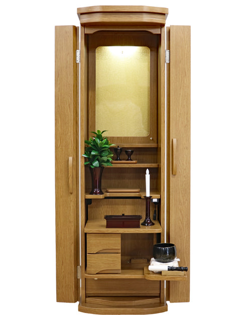 創価学会 家具調仏壇 「コレクト」 アクリル厨子 選べる2色