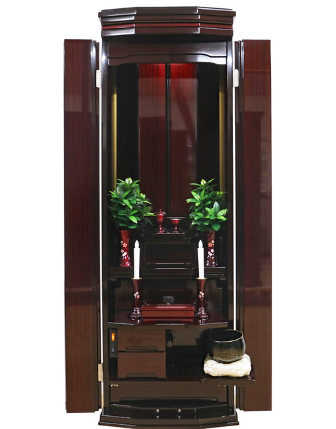 創価学会 家具調仏壇 「輝」 選べる3色 国産 特装・常住御本尊様対応