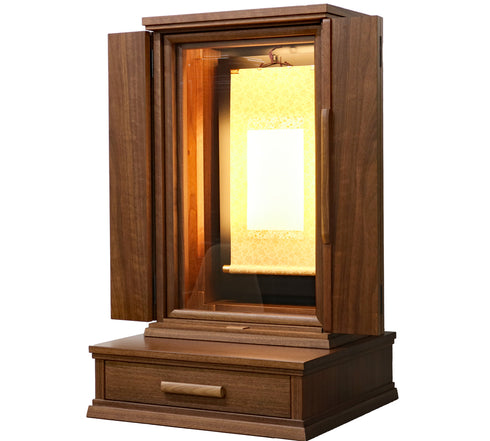 SGI Butsudan Revolution "Original Butsudan 001" Walnut Can enshrine Tokuso Gohonzon