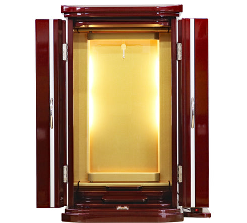 Soka Gakkai Compact Buddhist Altar "Laurel" Available in 2 colors Made in Japan Special Gohonzon available