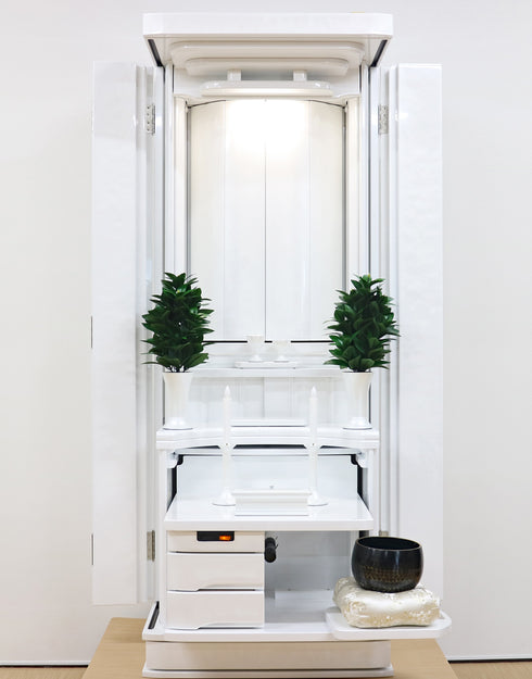 創価学会 家具調仏壇 「茜」 選べる4色 国産 レインボーゴールド厨子 常住御本尊様対応