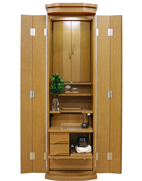 創価学会 家具調仏壇 「コレクト」 手動厨子扉 選べる2色